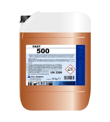 [SHC10852] DET/FC FAST 500 DETERGENTE ALCALINO SGRASSANTE - TANICA 10KG         