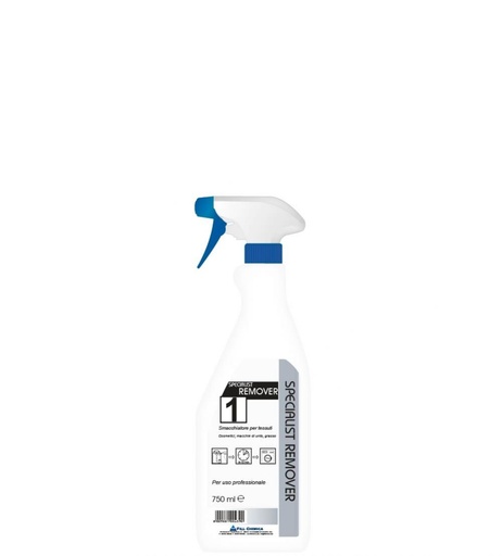 [SHC10821] DET/FC SPECIALIST REMOVER N. 1 - Smacchiatore pre-trattante liquido per tessuti specifico per macchie di grasso, unto e cosmetici - ML 750 
